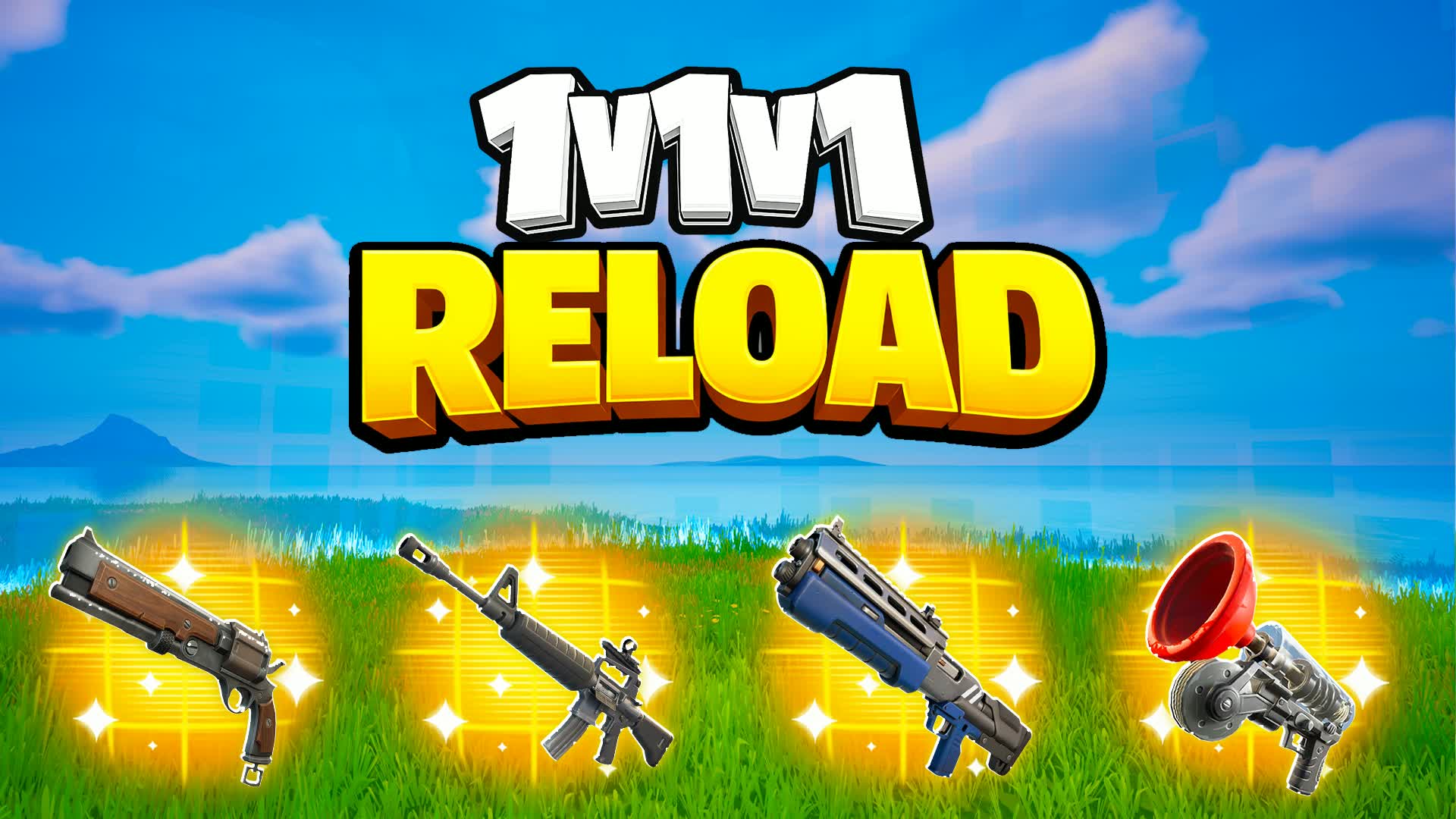 Reload 1v1v1 FFA Realistics — Fortnite Creative map