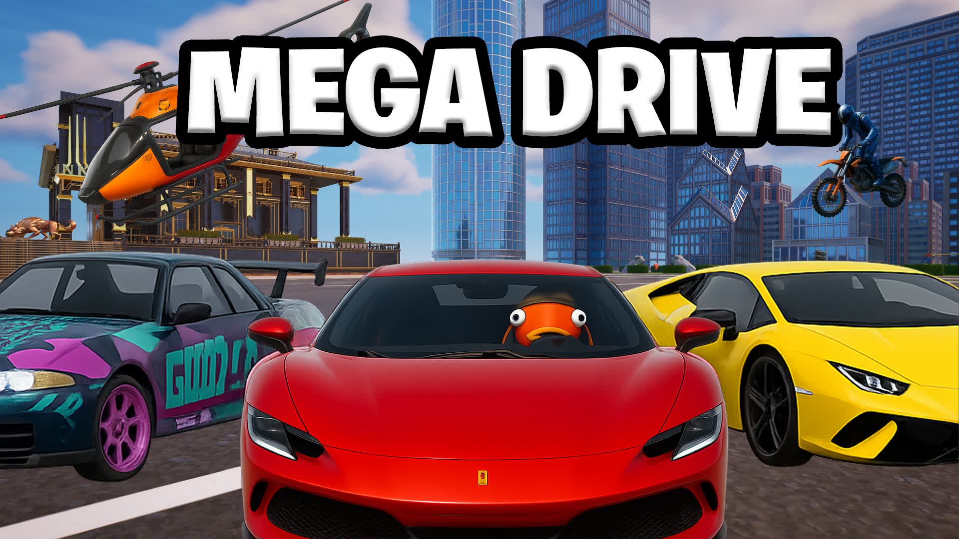 💥 MEGA DRIVE 💥 — Fortnite Creative map