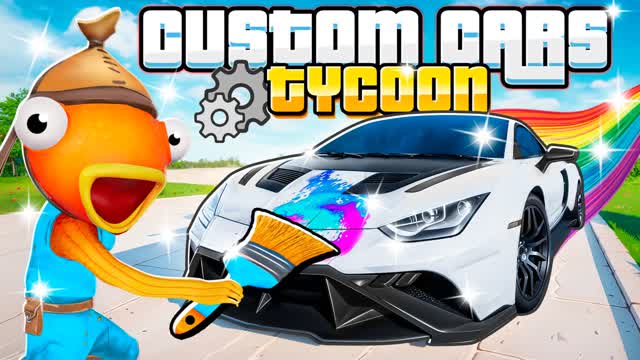 🔧 CUSTOM CARS TYCOON — Fortnite Creative map