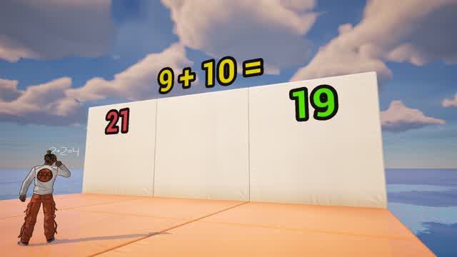 🤓 MATH RACE 🤓 — Fortnite Creative map cover art