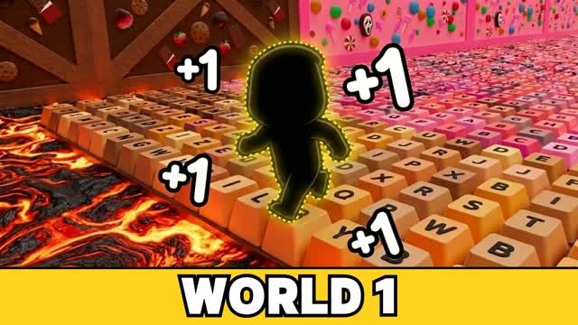 +1 Speed Keyboard Escape [Lava ASMR] — Fortnite Creative map cover art