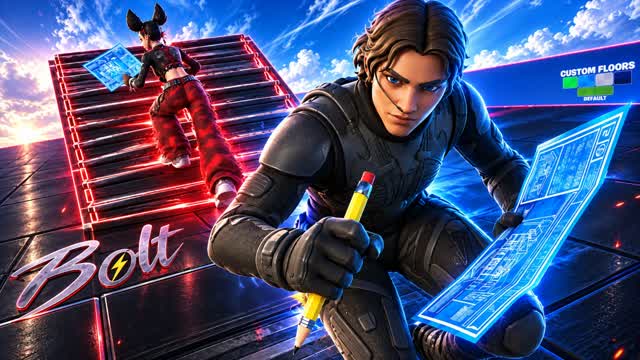 1v1 Bolt⚡ — Fortnite Creative map cover art