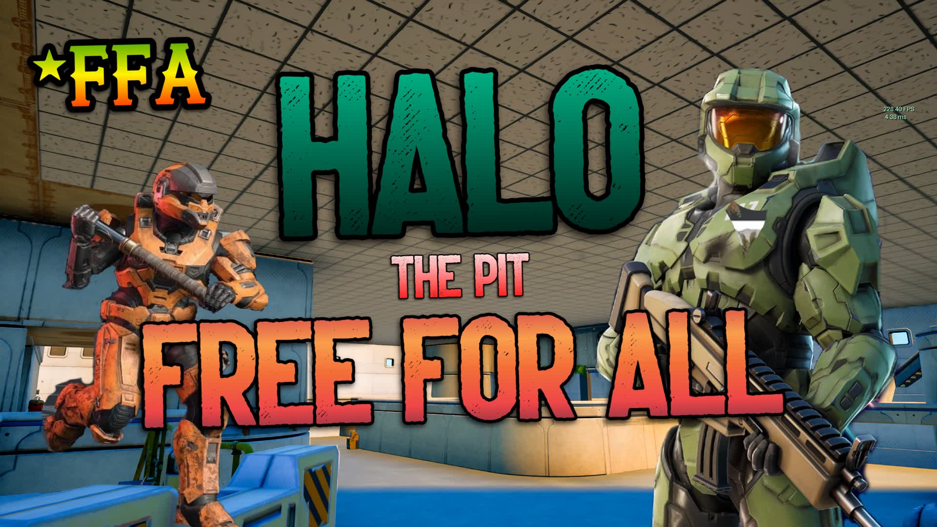 FFA Halo 3 - The Pit (Free For All) — Fortnite Creative map