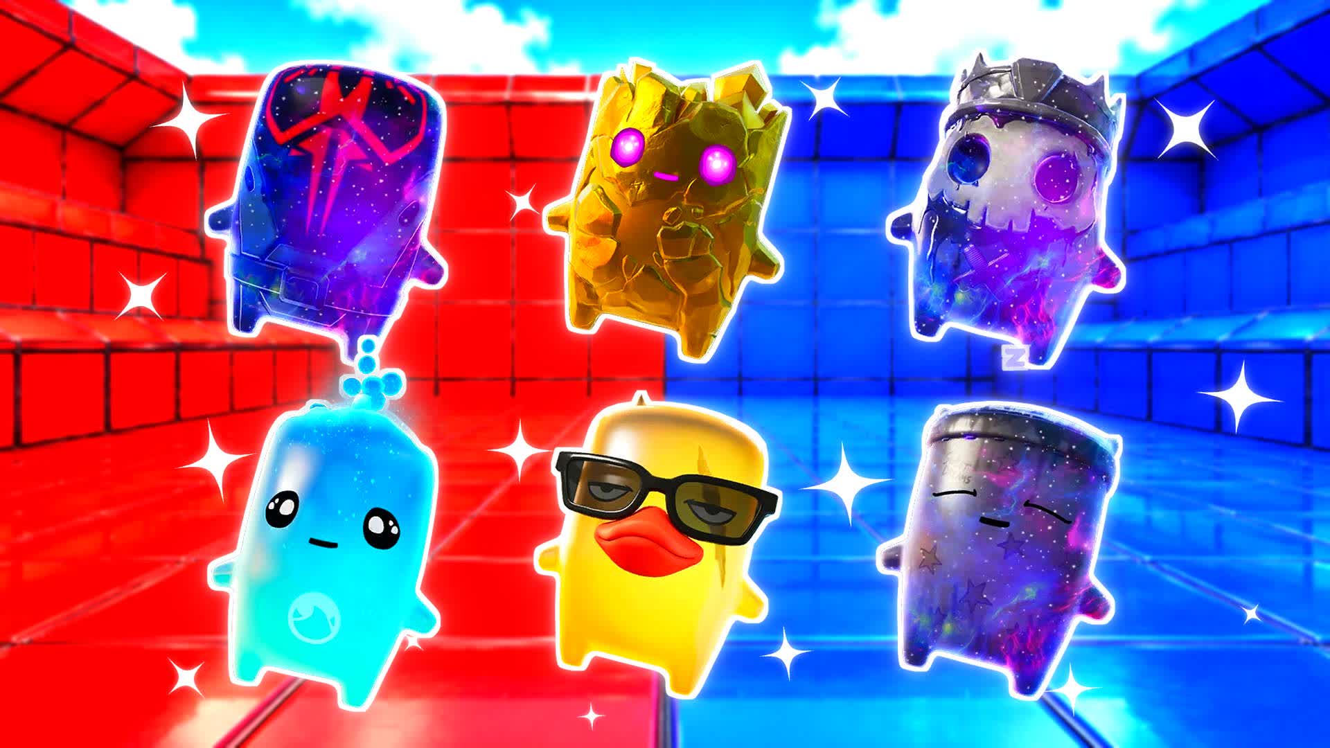 RED VS BLUE NULL GRAVITY 🔴🔵 — Fortnite Creative map