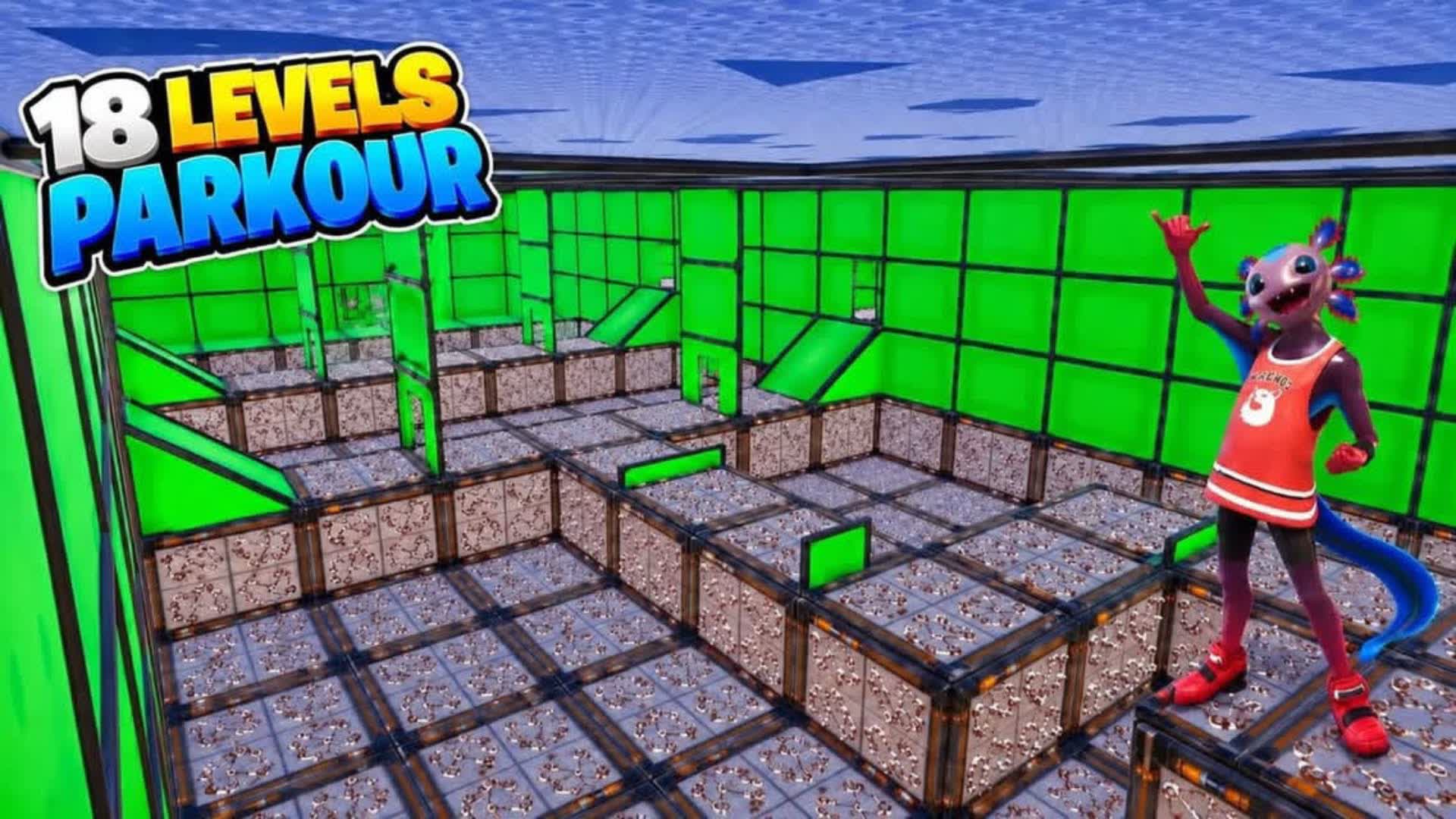 Axo parkour Easy&Hard🏃 — Fortnite Creative map