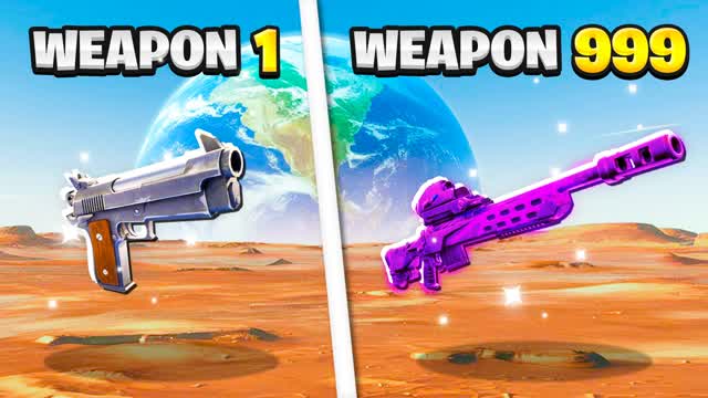 MARS GUN GAME 🚀 — Fortnite Creative map cover art