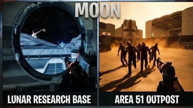 Moon: COD Zombies — Fortnite Creative map