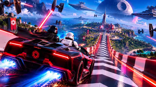 EXTREME RACE - CAR GAME — Fortnite Creative map