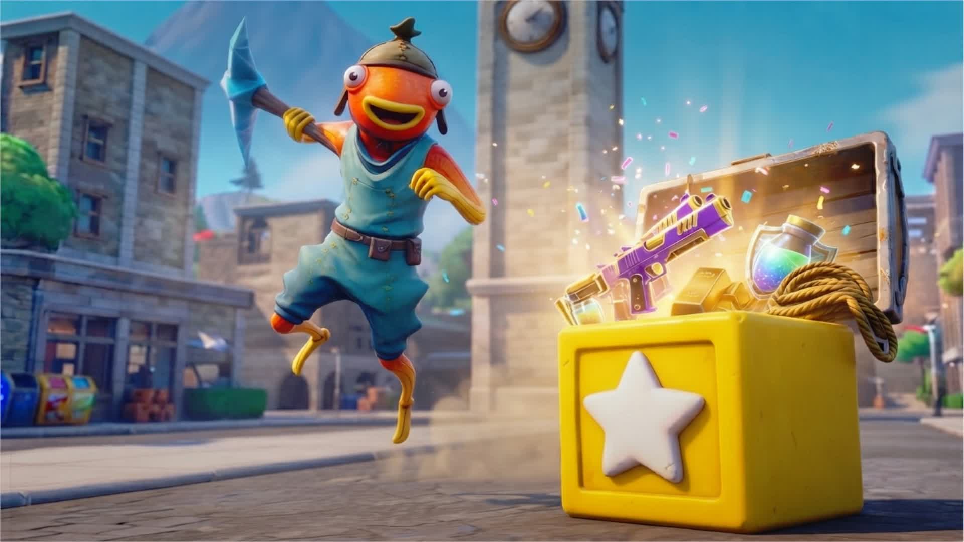 BLOCK LUCKY BLOCK 🌤️🌤️ — Fortnite Creative map
