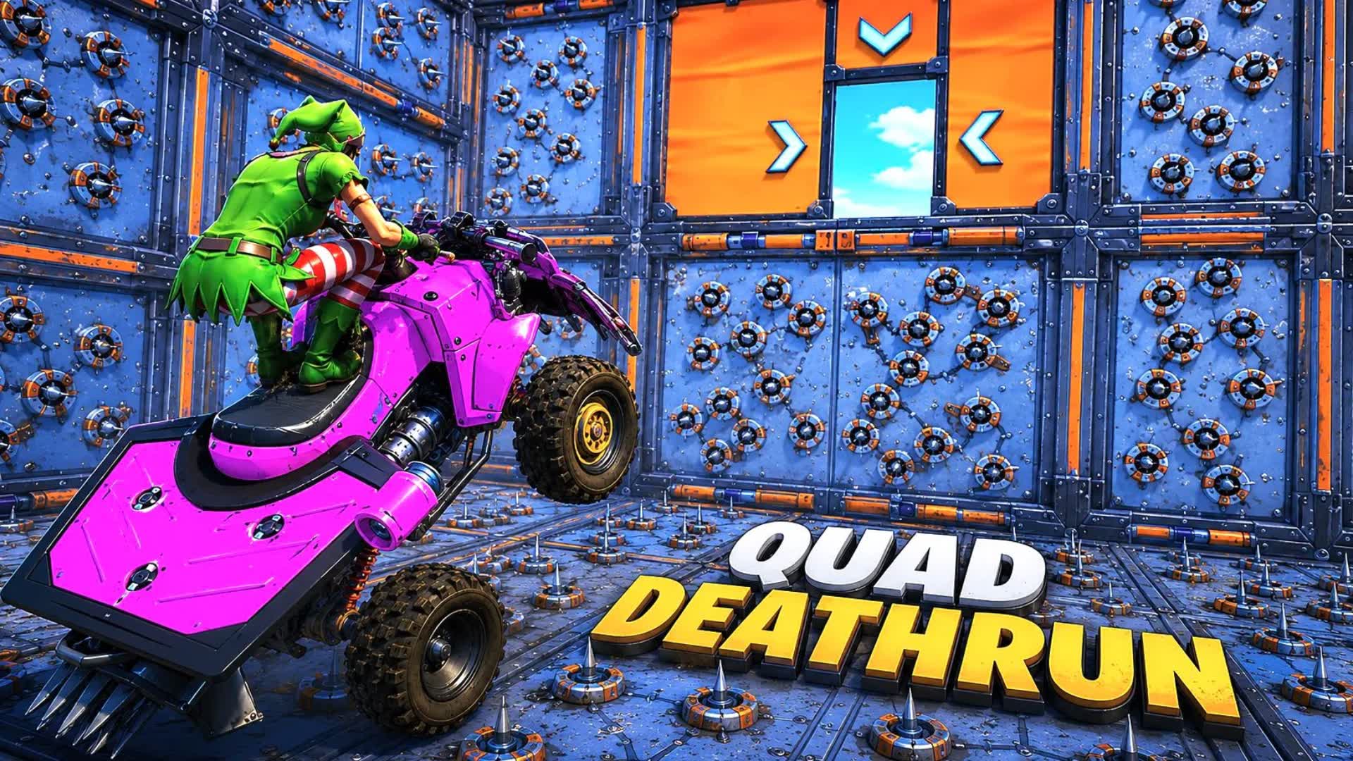 9+ Impossible Deathrun Quad — Fortnite Creative map