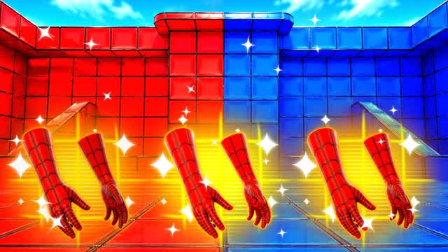 BLUE VS RED SKYLINE MOVE 🔵🔴 — Fortnite Creative map cover art