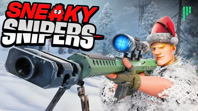 Sneaky Snipers - Winter — Fortnite Creative map