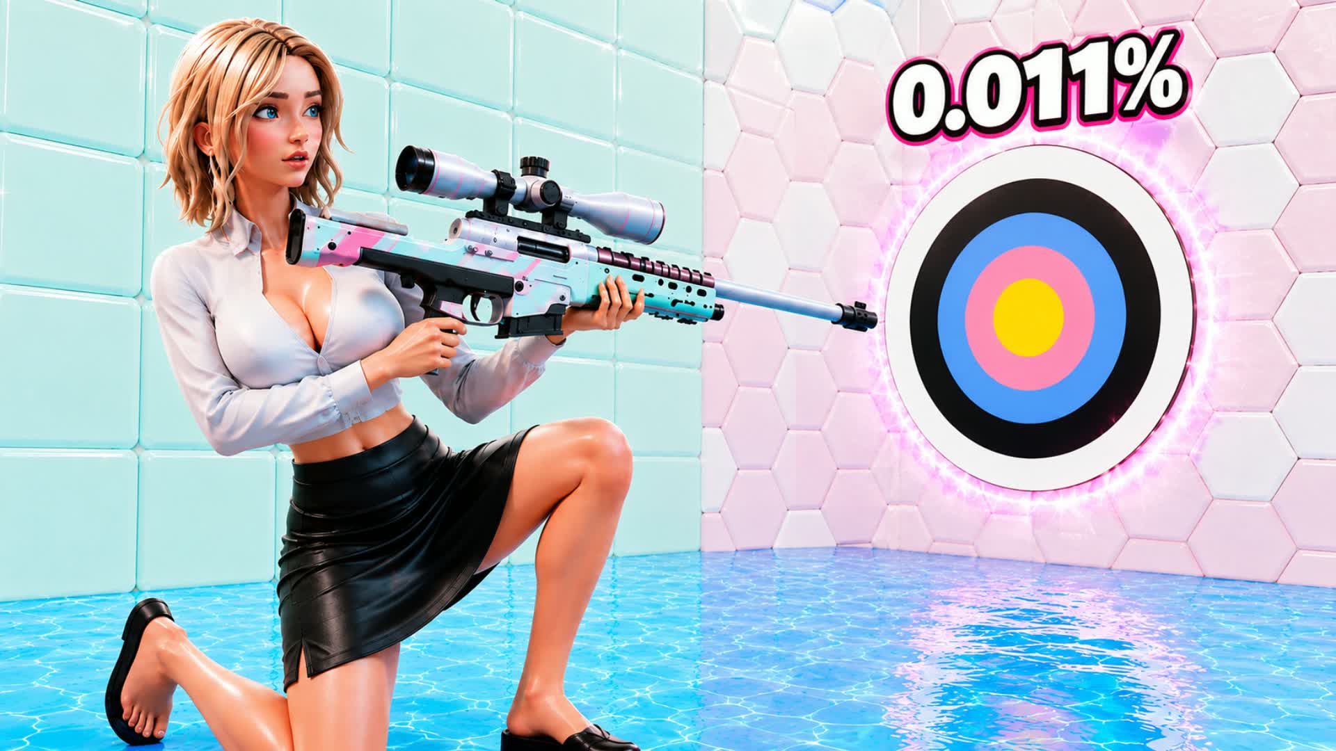 🕊️ WHITE CUBE BIRD TRICKSHOT PARKOUR 🦢 — Fortnite Creative map