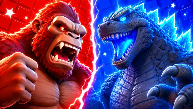 RED VS BLUE THUNDER GATE 🔴🔵 — Fortnite Creative map