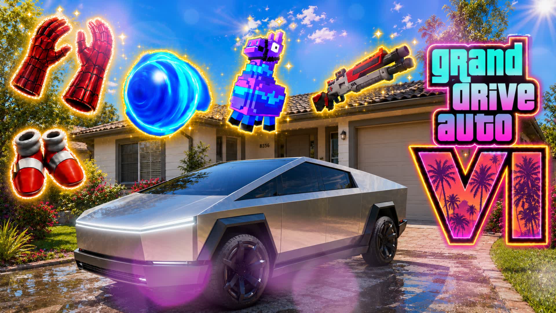 SPIDEY GRAND DRIVE AUTO VI6 — Fortnite Creative map
