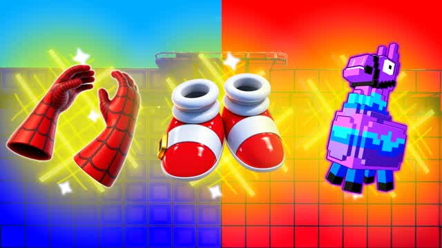 SPIDER CRAZY 🔴🔵 RED VS BLUE TIKTOK — Fortnite Creative map