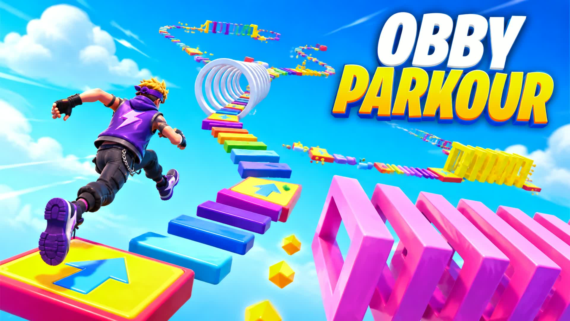 CRAZY OBBY PARKOUR ⭐️BRUH — Fortnite Creative map