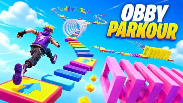 CRAZY OBBY PARKOUR ⭐️BRUH — Fortnite Creative map