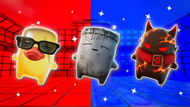 BLUE VS RED RAPID TRACE 🔵🔴 — Fortnite Creative map