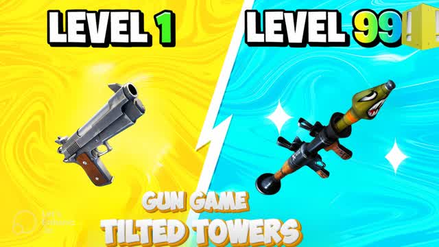 ⭐TILTED GUN GAME — Fortnite Creative map cover art