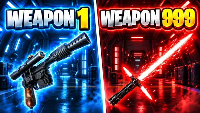 JEDI GUN GAME 💫 — Fortnite Creative map