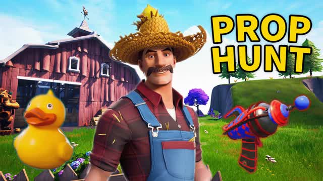 🌽FARM PROP HUNT⭐ Hide & Seek — Fortnite Creative map cover art