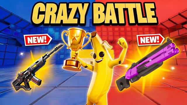 ⭐🔴CRAZY BATTLE RED VS BLUE🔵⭐ — Fortnite Creative map