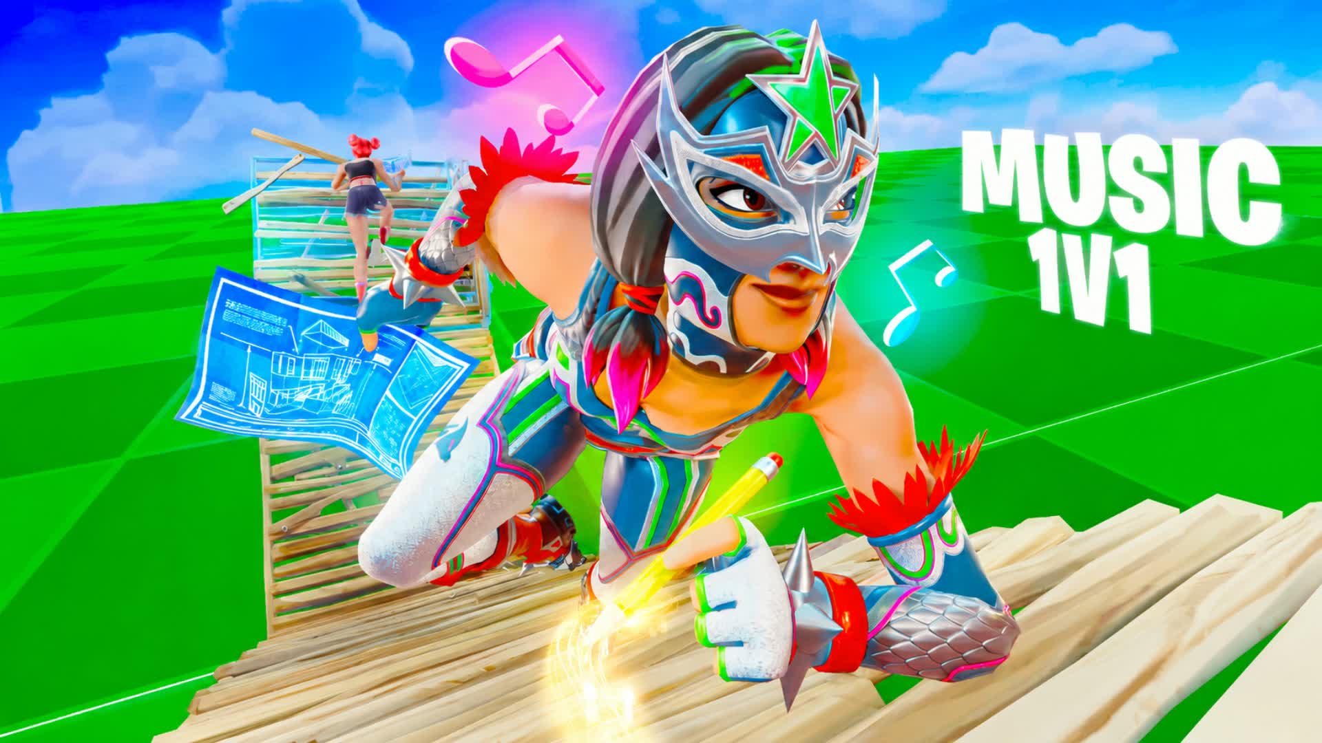 1V1 MUSIC — Fortnite Creative map
