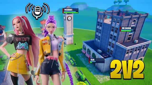 FINAL STORM 🌀 2V2 🔊 CHAT — Fortnite Creative map