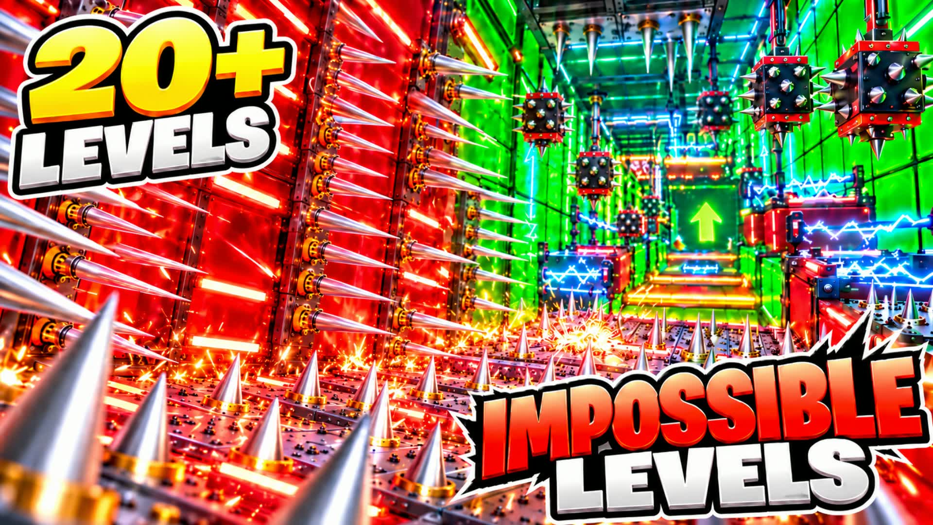 IMPOSSIBLE PARKOUR 🔥 9061  شنغل ومنغل — Fortnite Creative map