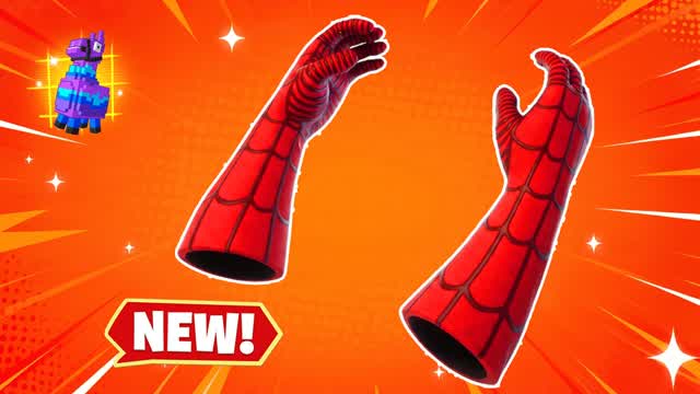 NEON RED VS BLUE SPIDER-MAN 🔴🔵 — Fortnite Creative map cover art