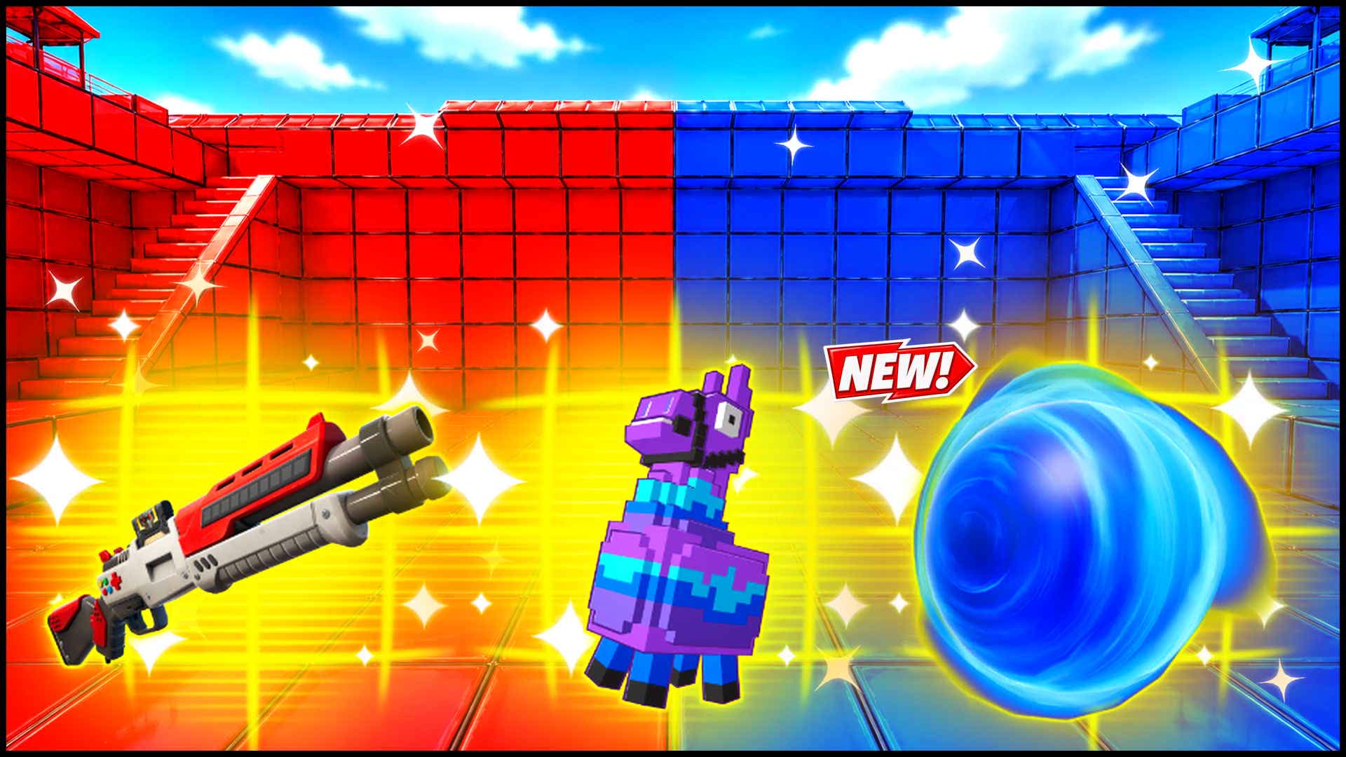 RED VS BLUE SPACE FORESIGHT 🔴🔵 — Fortnite Creative map