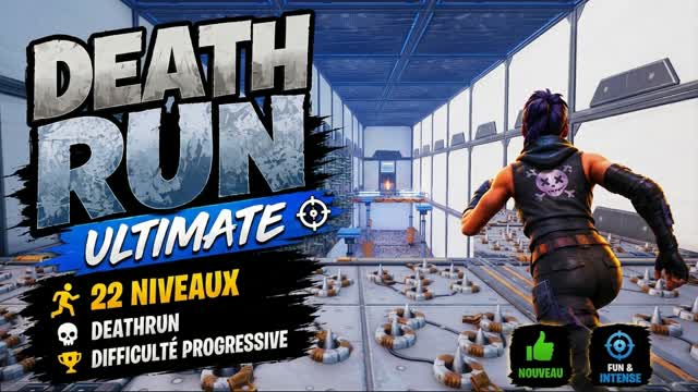DEATH RUN ULTIMATE — Fortnite Creative map cover art