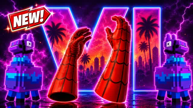 SPIDER LAMA GRAND DRIVE AUTO VI 6[] — Fortnite Creative map