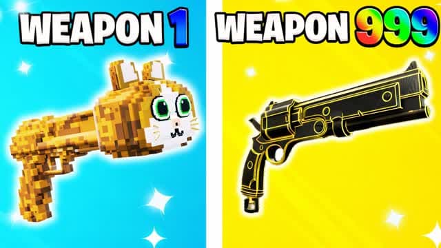 GUNGAME BRAINROT JCJ PVP ONE SHOT — Fortnite Creative map cover art