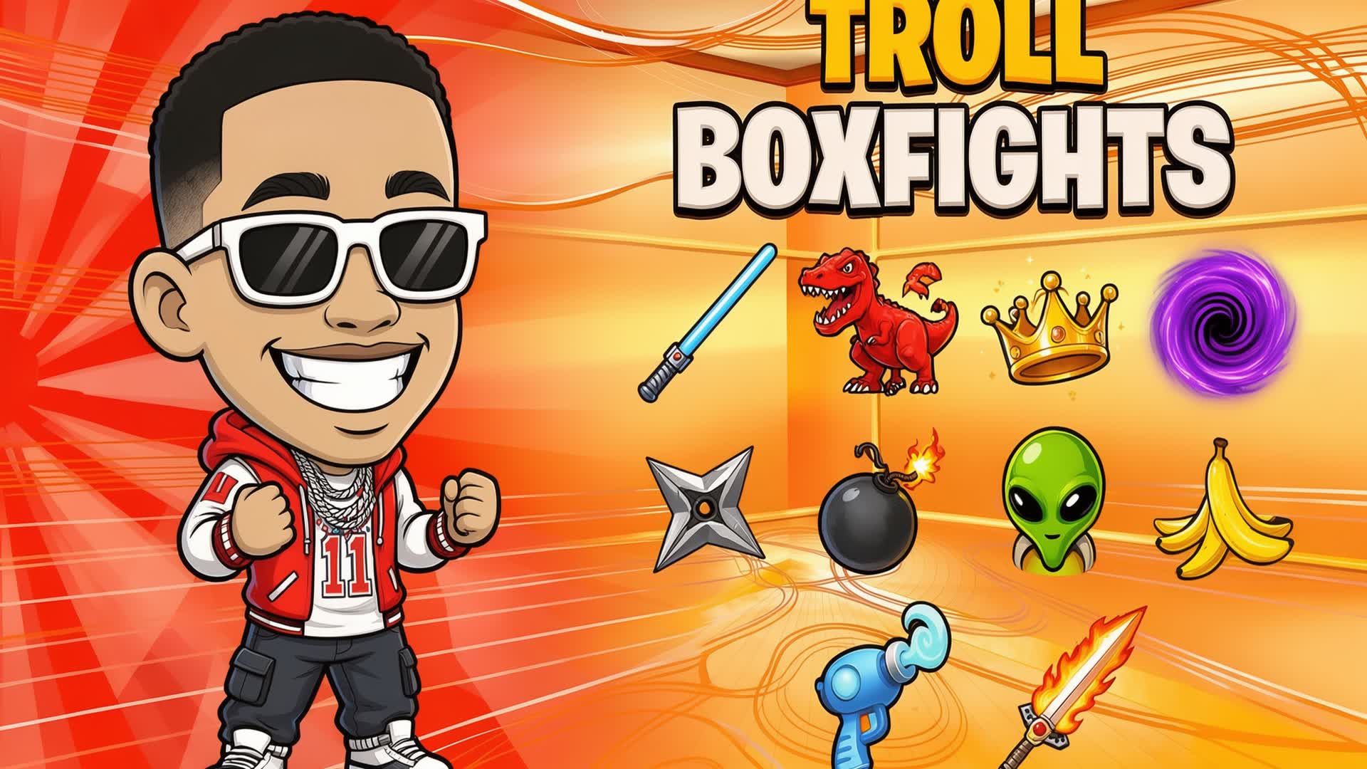 🤡💫FUNNY TROLL BOXFIGHTS💫🤡 — Fortnite Creative map