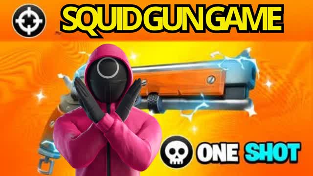 SQUID GUN GAME - ONE SHOT — Fortnite Creative map