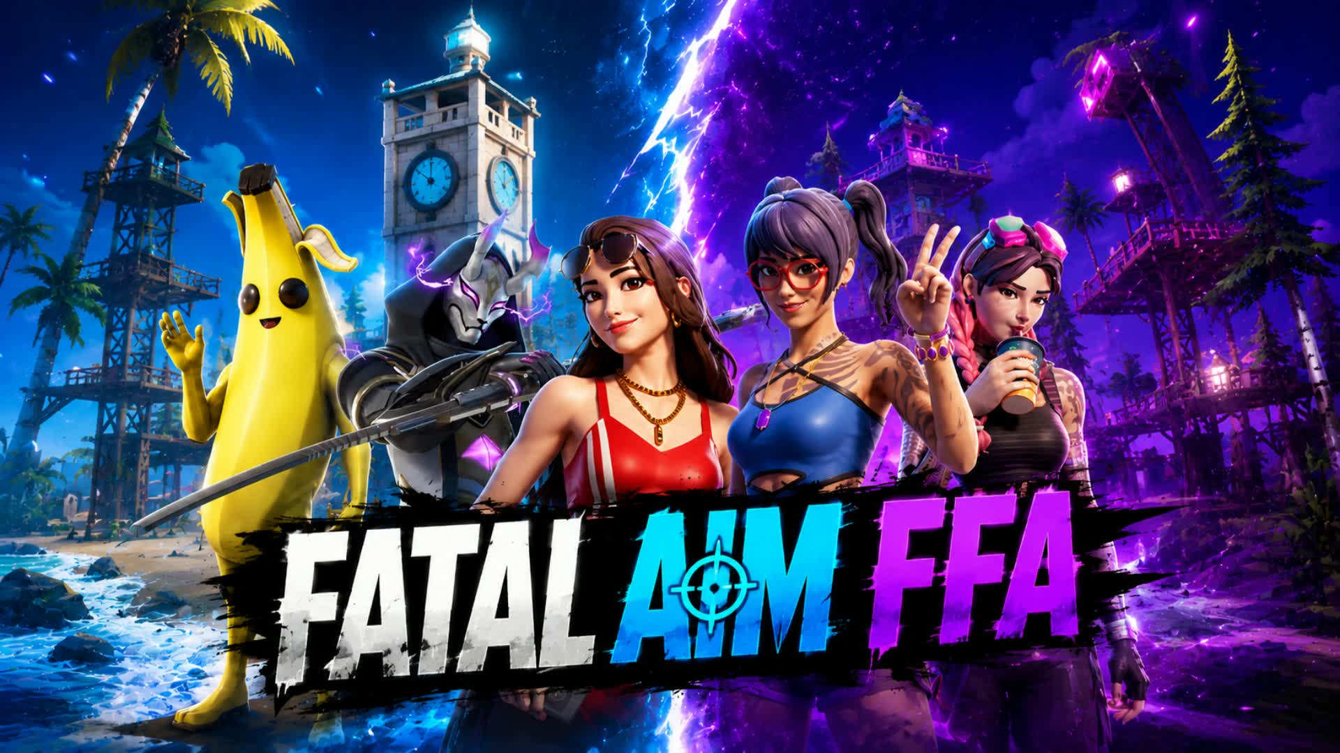 🎯Fatal Aim FFA 🔥 — Fortnite Creative map