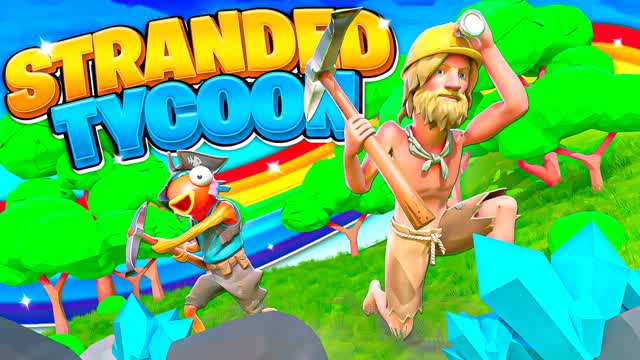 STRANDED TYCOON 🌊 — Fortnite Creative map cover art