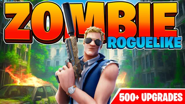 ZOMBIE ROGUELIKE — Fortnite Creative map cover art