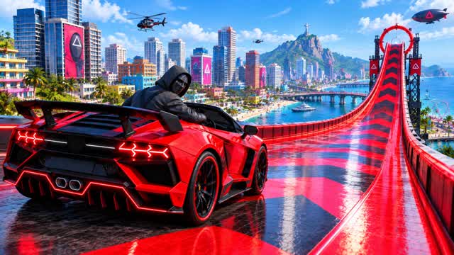 JUMP & DRIVE - CAR GAME — Fortnite Creative map