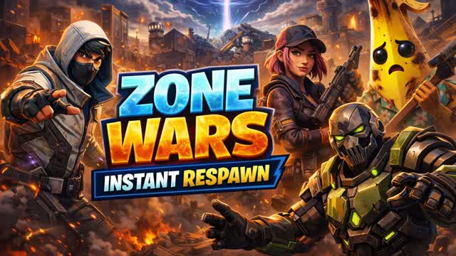 ZONE WARS INSTANT RESPAWN — Fortnite Creative map