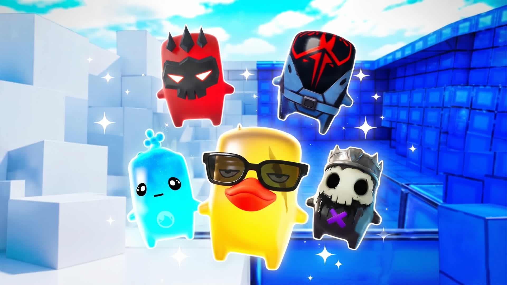 RED VS BLUE RIVALS🔵🔴VERY COOL — Fortnite Creative map