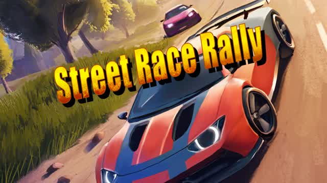 Street Race Rally — Fortnite Creative map cover art