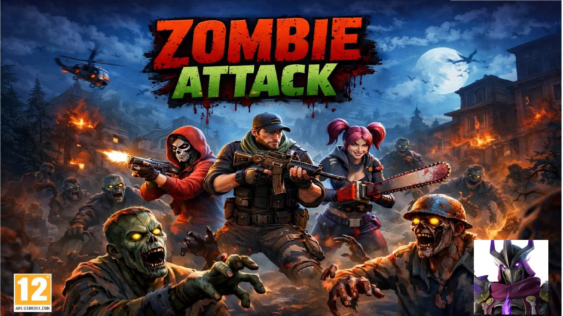 ZOMBIE ATTACK — Fortnite Creative map