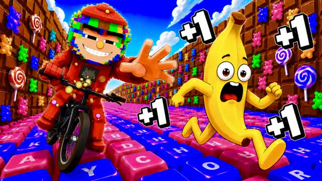 +1 SPEED KEYBOARD ESCAPE [ASMR] — Fortnite Creative map cover art