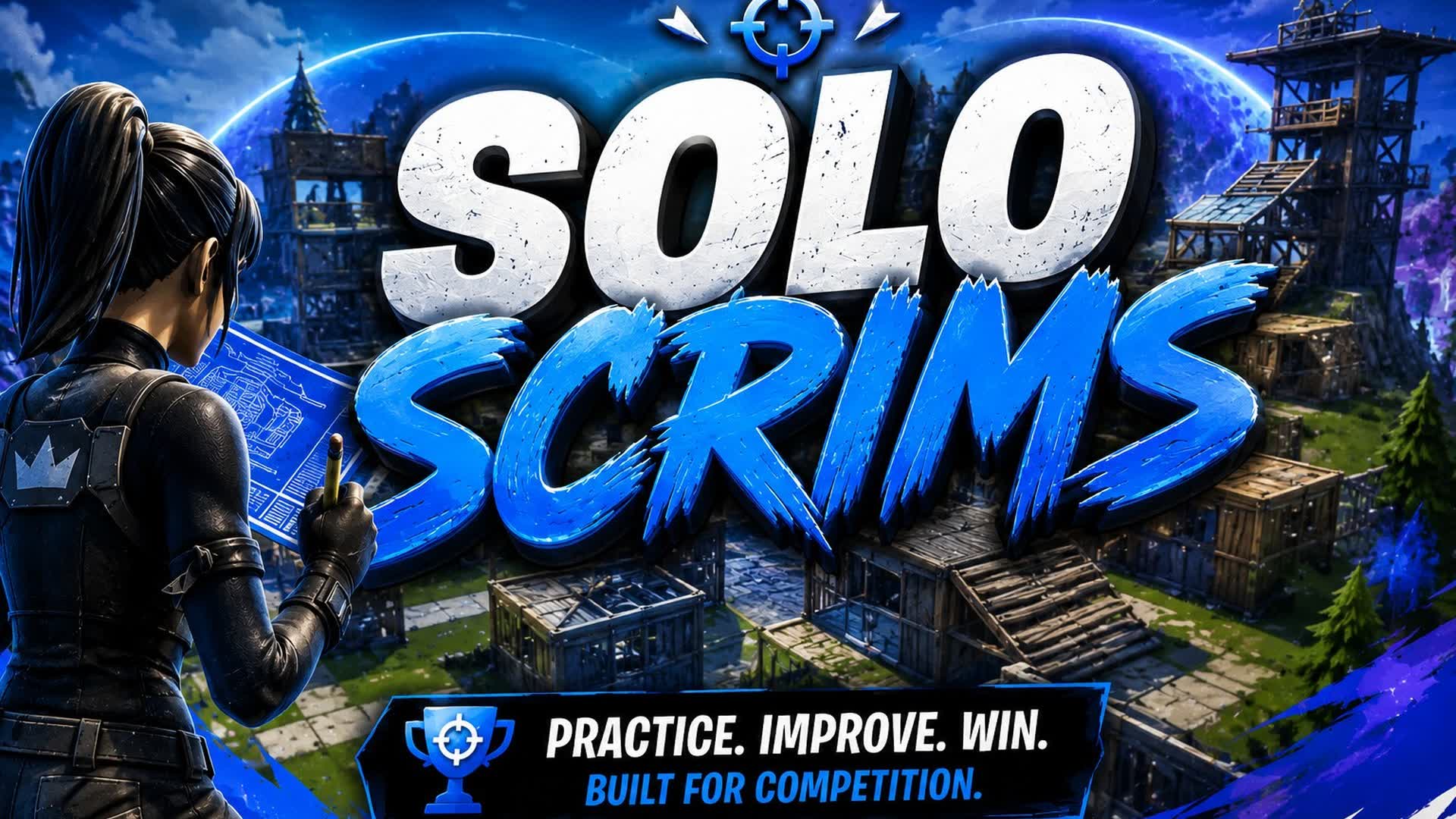 Warm Up Solo Scrims — Fortnite Creative map