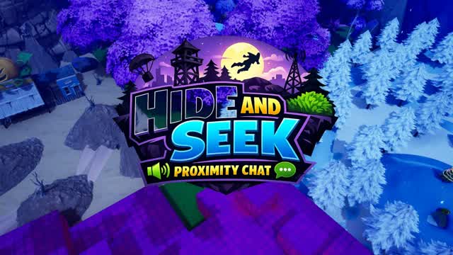 Hide and Seek - Proximity Chat — Fortnite Creative map cover art