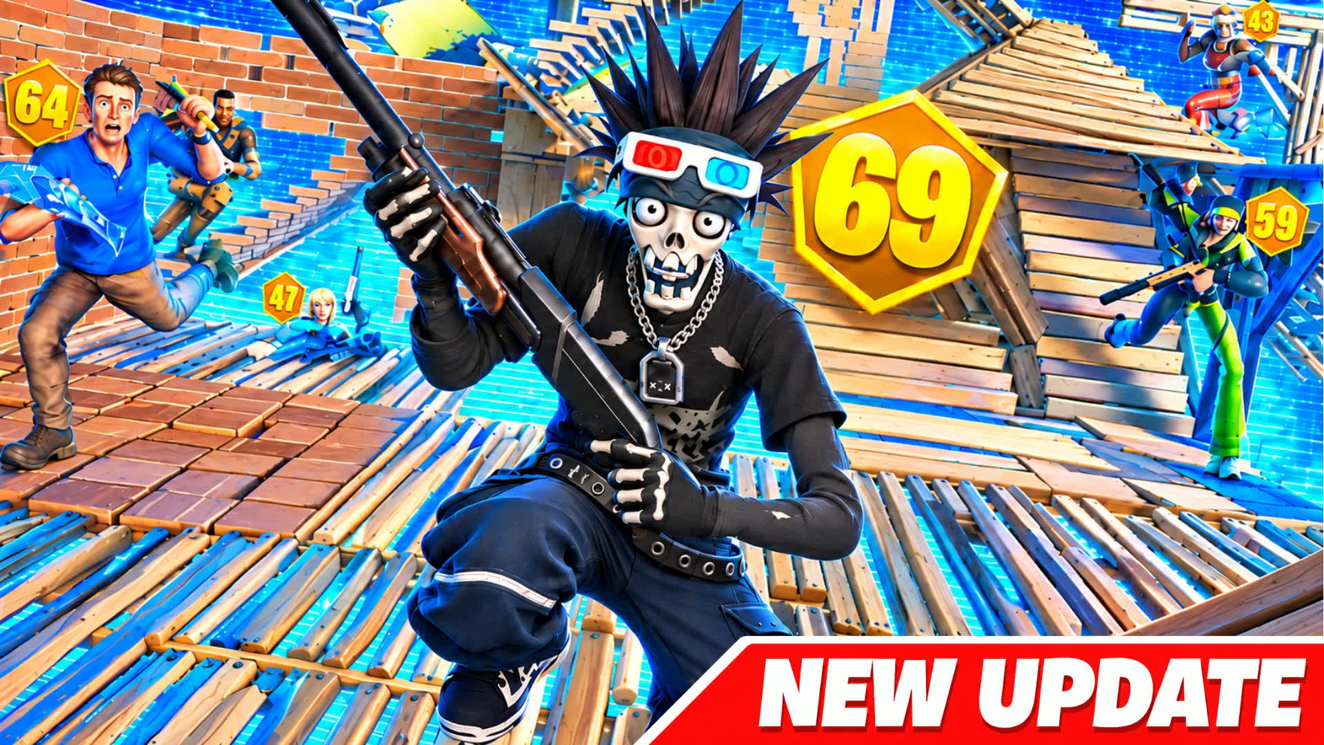 SECRET 32 PLAYERS ZONE WARS [RANKED] — Fortnite Creative map