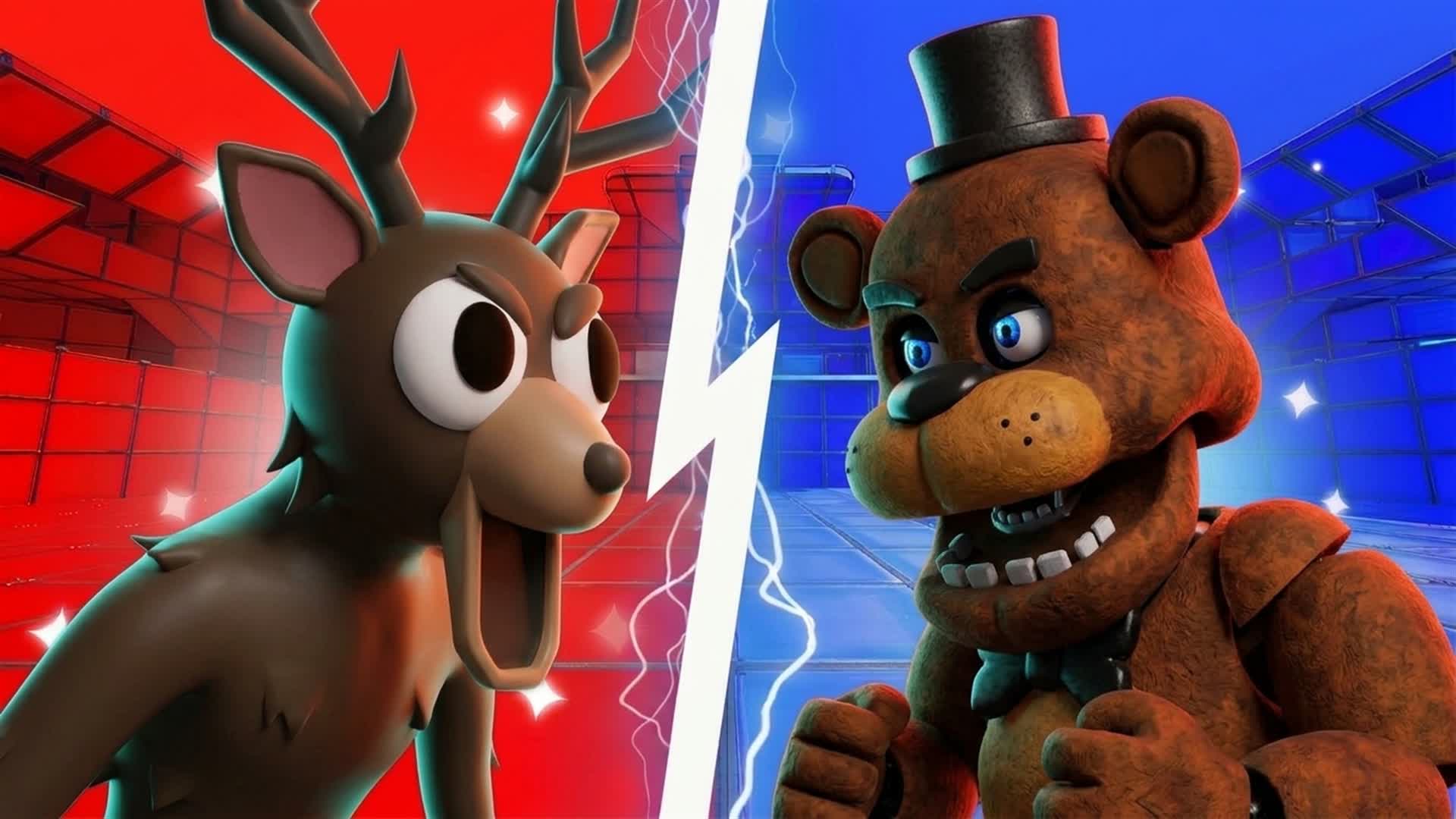 Red vs blue Hallowen — Fortnite Creative map